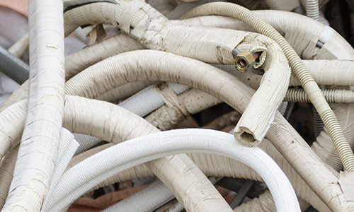 クーラーパイプ 皮付き